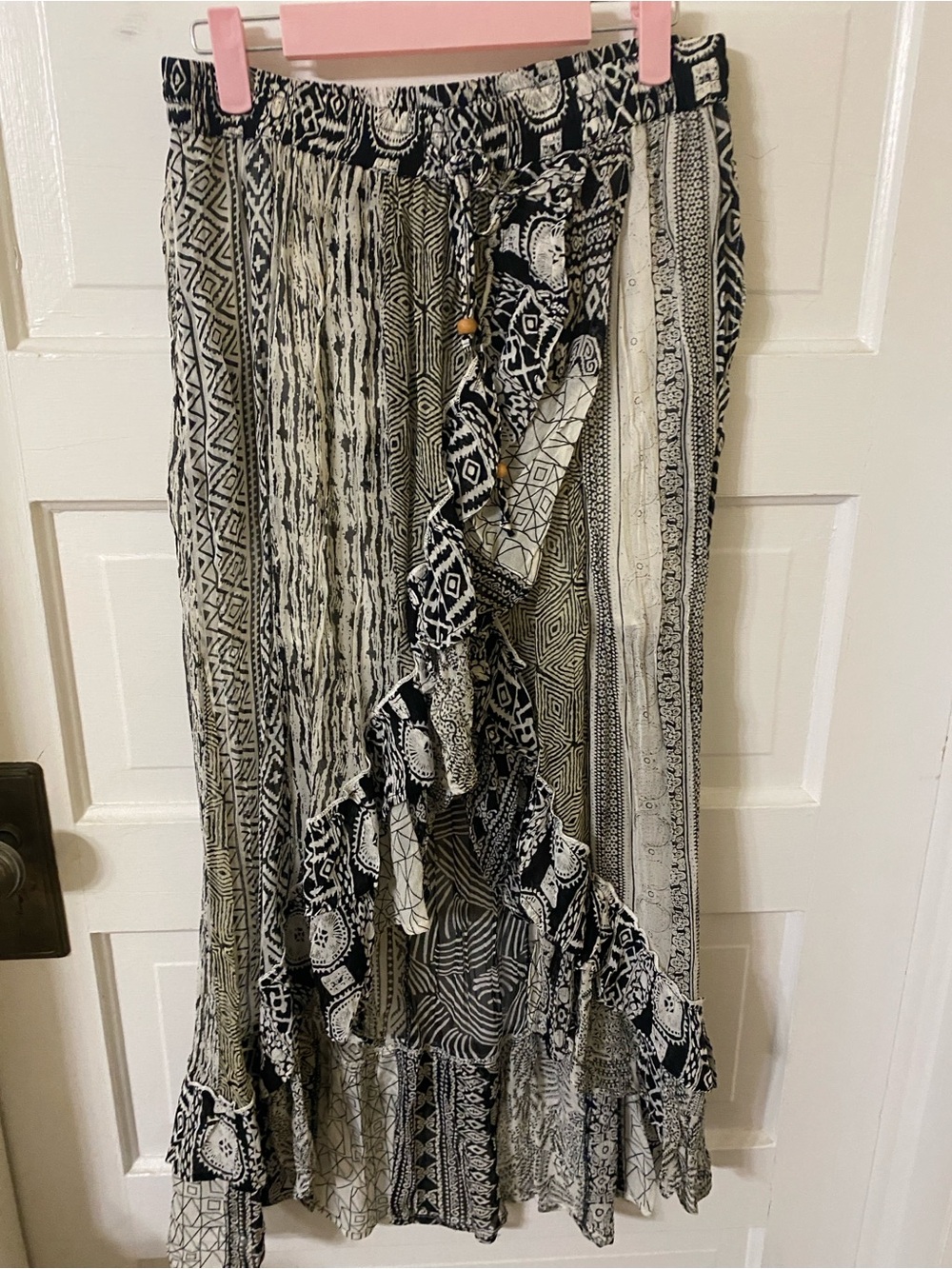 Young Threads Boho High-Low Ruffle Skirt Size Medium - Picture 8 of 8
